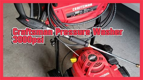 craftsman 3000 psi pressure washer owner's manual|craftsman pressure washer instructions.